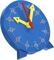 HOODANCOS Interactive Boys and Girls Learning Toy Early Education Clock for Classroom Analog Clock Puzzle Battery Model