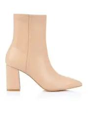 [VERALI] Max Stretch Ankle Boots in Beige