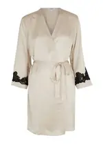 NK Imode Morgan Silk Robe - Cream M (UK12 / M)