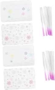 Minkissy 2sets Nail Extension Fiber for Nail Fiber Scraper Manicure Non-woven Silk 200pcs*2