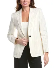 Max Mara Micron Linen-Blend Blazer