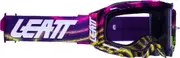 Leatt Velocity 5.5 Zebra Motocross Goggles, purple for Men One Size