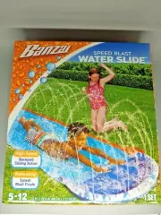 NEW Banzai speed blast water slide Slip N Slide 16 ft L x 28 in W Fast Ship!