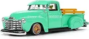 Die-cast 1:25 Scale 1950 for Chevrolet 3100 Pickup Alloy Diecast Car Model Classic Retro Collectible Truck Vintage Model Collection Miniature Vehicle
