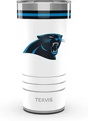 Tervis Traveler NFL Carolina Panthers - Arctic Triple Walled Insulated Tumbler Travel Cup Keeps Drinks Cold & Hot, 20oz, Stainless Steel