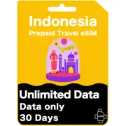 Bali & Indonesia Prepaid Travel eSIM - Telkomsel