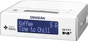 DCR89+ SANGEAN Basic DAB+/ FM Bedside Clock Radio, White - Sangean Superior Reception and Sound Quality Superior Reception and Sound Quality, 2 X Alarm Timers with Daily, Once, Weekdays, Weekends