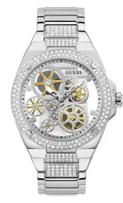 Guess Big Reveal Silver Men's Watch GW0323G1