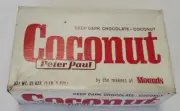 VINTAGE Peter Paul Mounds Chocolate Coconut Candy Bar Empty Box
