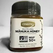Comvita Manuka Honey Raw Unpasteurized Multifloral MGO 50+ New Zealand BB:6/26