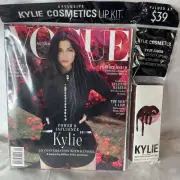 KYLIE JENNER VOGUE AUSTRALIA SEPT MAGAZINE WITH LIP KIT - LEO