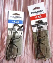 NEW Marble Brown PIRANHA OPTICS Reading Glasses +1.25 +1.50