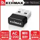 【EDIMAX 訊舟】EW-7822ULC AC1200 Wave2 MU-MIMO 雙頻USB無線網路卡