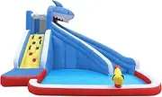 Lifespan Kids Sharky Slide & Splash Inflatable Splash Park Playground Water Play