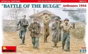 Model Kit Figure Military Soldati Miniart Battle of The Bulge Ardennes 1