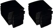 Mellisso 20PCS Neoprene Beer Can Cooler Drink Cup Bottle Sleeve Insulator Wrap Cover New Black