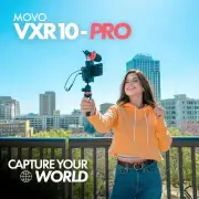 Movo VXR10-PRO External Video Microphone for Camera with Rycote Lyre Shock Mount - Battery-Free