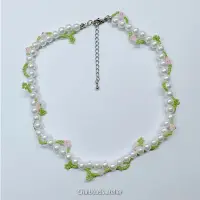 在飛比找蝦皮購物優惠-綠葡萄甜心項鍊 beaded necklace