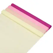 4-Pack Crepe Paper [Cream White, Light Pink, Dark Pink, Rose Red]