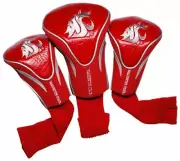 NCAA Washington State Cougars Golf Contour Head Covers, Set of 3