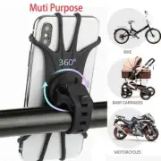 360°Mobile Phone Holder For Bicycle Motorcycle Pram Bracket Shockproof Hot~