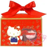 ♥小公主日本精品♥HELLO KITTY凱蒂貓沐浴用品組禮盒五入肥皂沐浴膠溫泉粉海綿發泡球自用送禮兩相宜34065501