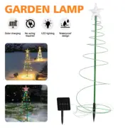 Solar LED Christmas Tree Star Light Outdoor Garden Yard Xmas Decor Light Lamp
