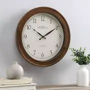 ® Walnut Garrison Wall Clock, American Crafted, Walnut Wood, 16 X 2 X 16,