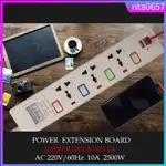 EXTENSION POWER WITH USB CHARGING SOCKET AND POWER BUTTON