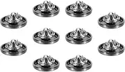 [TOZLU] 10pcs Black Butterfly Clutch Tie Metal Badge Insignia Clutches Pin Backs Replacement Locking Pin Backs Lapel Pin Clutch Back Squeeze Badge Holder Jewelry Findings Pin Back for Coats
