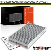Activated Carbon Cabin Air Filter for Jeep Wrangler 2020-2023 Gladiator V6 3.0L (for: Jeep)