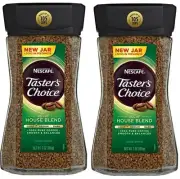 Nescafe Taster's Choice Instant Coffee Decaf House Blend 2 Canister Pack