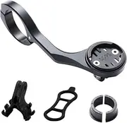 Dymoece Out Front Combo Mount,Biycle Handlebar Mount for Wahoo Elemnt,Elemnt Bolt,Elemnt Mini,Gopro Camera and Bike Lights,Compatible Handlebar Sizes 31.8mm 25.4mm (Black)