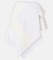 [JW Anderson] JW Anderson Patchwork cotton midi skirt UK 12 white