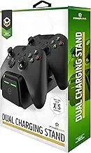 Xbox Dual Charging Stand - Black Minimalist - 2 Controllers - USB Charging - LED Indicators - Compatible with Xbox One & Series X|S