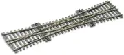 Peco Sl-E190 Ho Scale Code 75 Electrofrog: Double English Turnout 12° - 249 mm