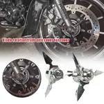 適用於 HARLEY TOURING FXDC FLHTK SOFTAIL 摩托車的 CHROME SKULL SPUN