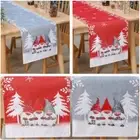 Dining Table Decor Snowflake Table Runner Snowman Xmas Table Flag Home