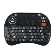 I8X 2.4G Wireless White Backlit Mini Keyboard Touchpad Airmouse with Scroll Wheel