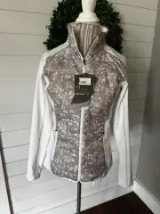 Eddie Bauer Women's White and Gray Primaloft Lightweight Jacket Sz M NWT's (K1)
