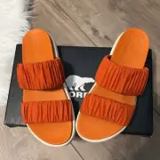 Sorel Roaming Two Strap Slide Sandal. In Desert Sun. Size 7. NewWith Box.