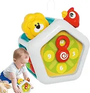 Baby Cube Toy - Activity Cube for Toddler,Preschool Learning Educational Development Fidget Games Toys for Travel, Enhances Fine Motor Skills