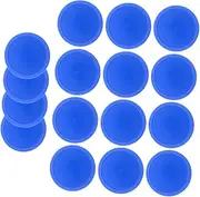 ifundom 20pcs Air Hockey Blue Accessories for Mini Ice Hockey Table Ergonomic Paddles for Outdoor Game Fun