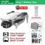 L106 / L106MAX HD Dual Camera Switching Brushless Motor RC Drone Foldable Mini W