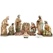 Nativity Scene Set 12 Inch 11 Piece Holy Family & Magi Nacimiento |2135SN| New
