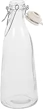 IMIKEYA Juice Bottle Glass Sealed Container with Clasp Lid for Drinks Leakproof Storage Jar for Juice and Elegant Kitchen Accessory