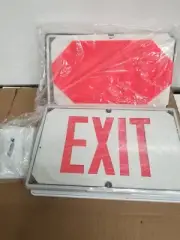 Philips 60MLA3RW Exit Sign Wet Location Vandal Resistant 2 Faces 120-277VAC