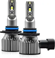 9006/HB4 LED Headlight Bulbs IP68 Waterproof Car LED Headlight Bulbs 6500K 120W 12000LM Bright LED Headlights, 2PCS ALKOY