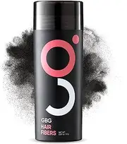 GBG Womens Hair Fibers for Thinning Hair - Cruelty Free - Hair Powder for Fine Hair - Instantly Thick in 30 Seconds, Hair Touch Up, Hair Thickener for Women & Men (Dark Brown) 25g