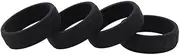 AILOVA 4PCS Silicone Wedding Ring, Silicone Rubber Bands for Athletes Fitness Workout Gym Sports 8mm Width 2mm Thickness